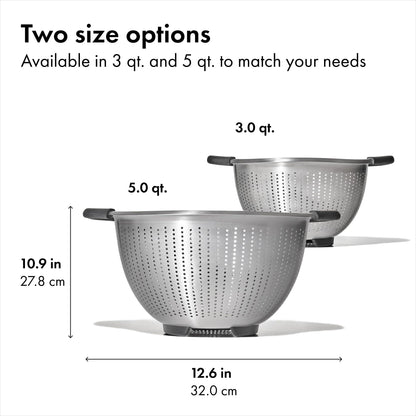 OXO Good Grips Stainless Steel 5 qt./ 4.7 L Colander