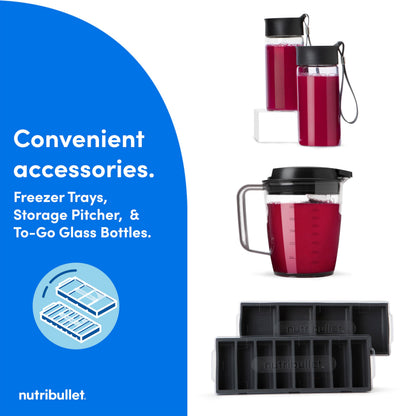 NutriBullet Juicer Pro Centrifugal Juicer Machine for Fruit, Vegetables, and Food Prep, 27 Ounces/1.5 Liters, 1000 Watts, Silver, NBJ50200