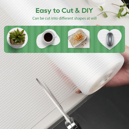 Anoak Shelf Liner Cabinet Liner, Non Adhesive Drawer Liner, Washable 24 Inch x 20 FT(240 Inch) Waterproof Durable Non-Slip Shelf Liner for Kitchen, Drawer, Refrigerator