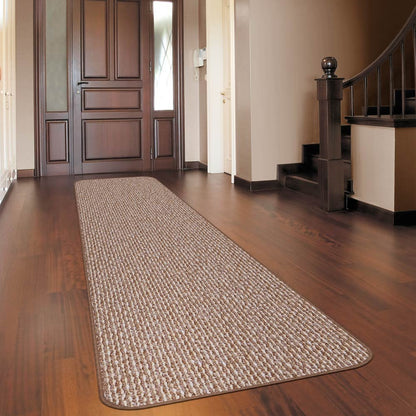 House, Home and More Skid-Resistant Carpet Runner - Praline Brown - 6 Feet X 27 Inches