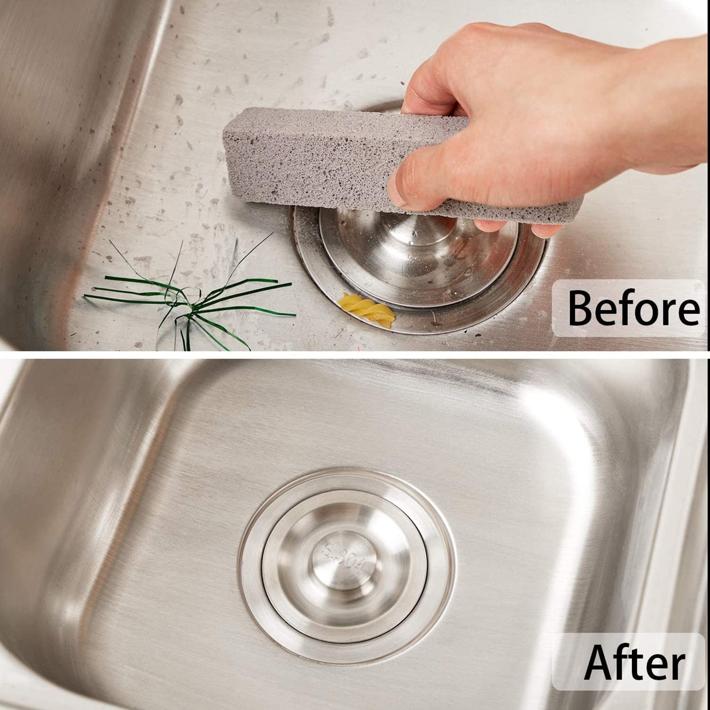 Chinco 72 Pack Pumice Stick for Cheaning, Pumice Scouring Stone Pad Removing Stain Grime Without Leaving Scratches for Kitchen Oven Stove Home Bathroom Toilet Pool House Cleaning Supplies