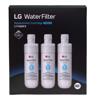 LG LT1000P3 Genuine Replacement Refrigerator Water Filter, 3-Pack (LT1000P/PC/PCS) by LG Canada