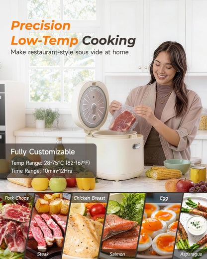 Feekaa Rice Cooker Small, 3-Cup Uncooked / 6-Cup Cooked, Compact Mini Rice Cooker Small Kitchen with Ceramic Coated Inner Pot, Rice Maker with 6 Menu Options, Low Temperature Cooking, 12H Delay Timer