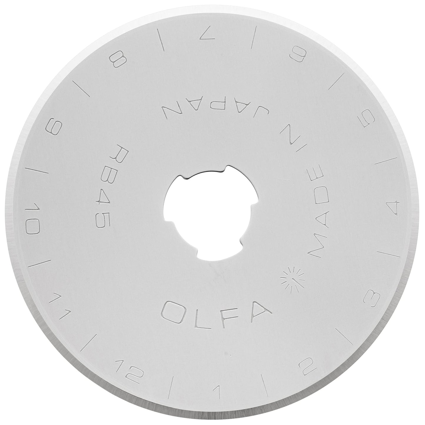 Olfa 9453 RB45-10 45mm Rotary Blade, 10-Pack