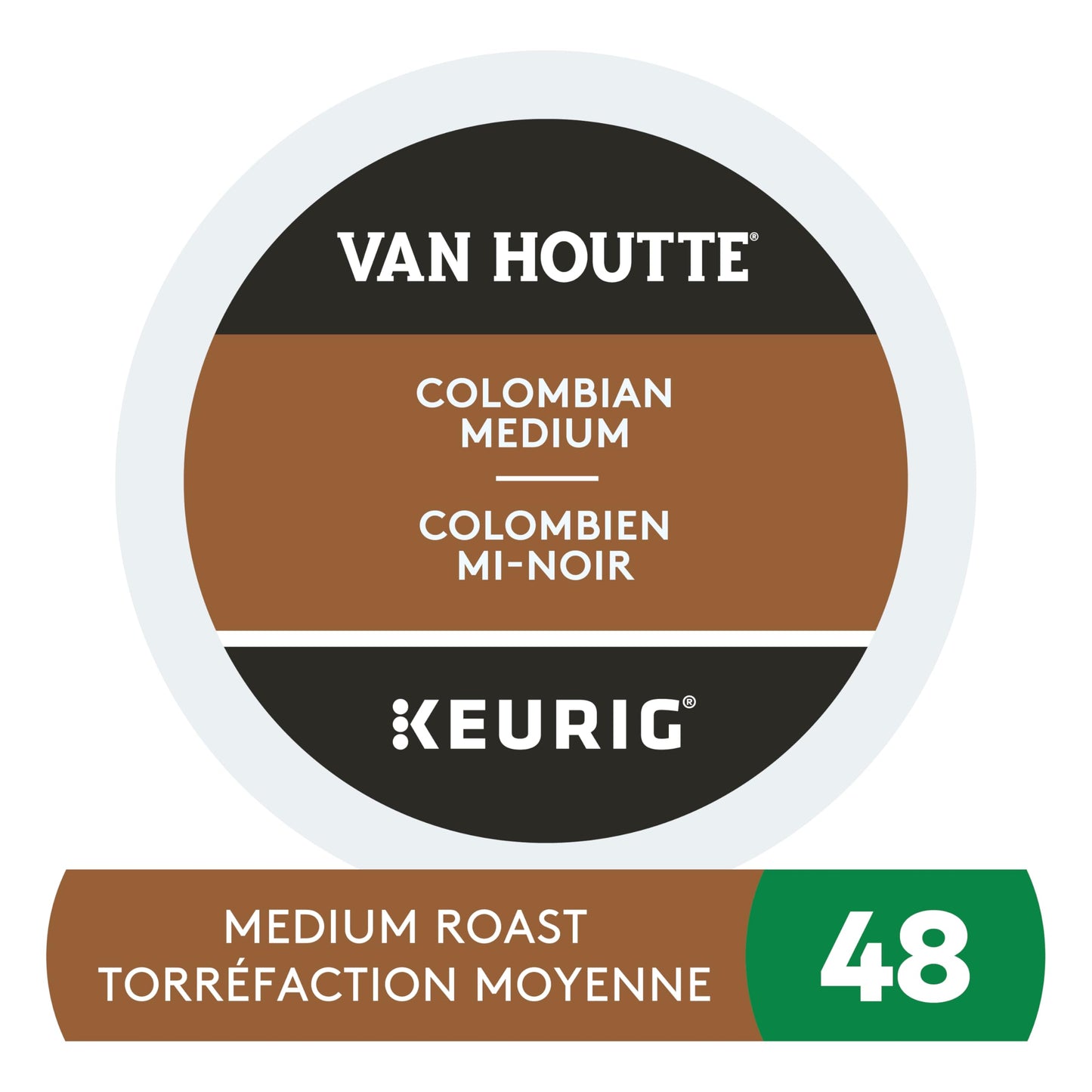 Van Houtte Colombian Medium Roast K-Cup Coffee Pods, 48 Count For Keurig Coffee Makers