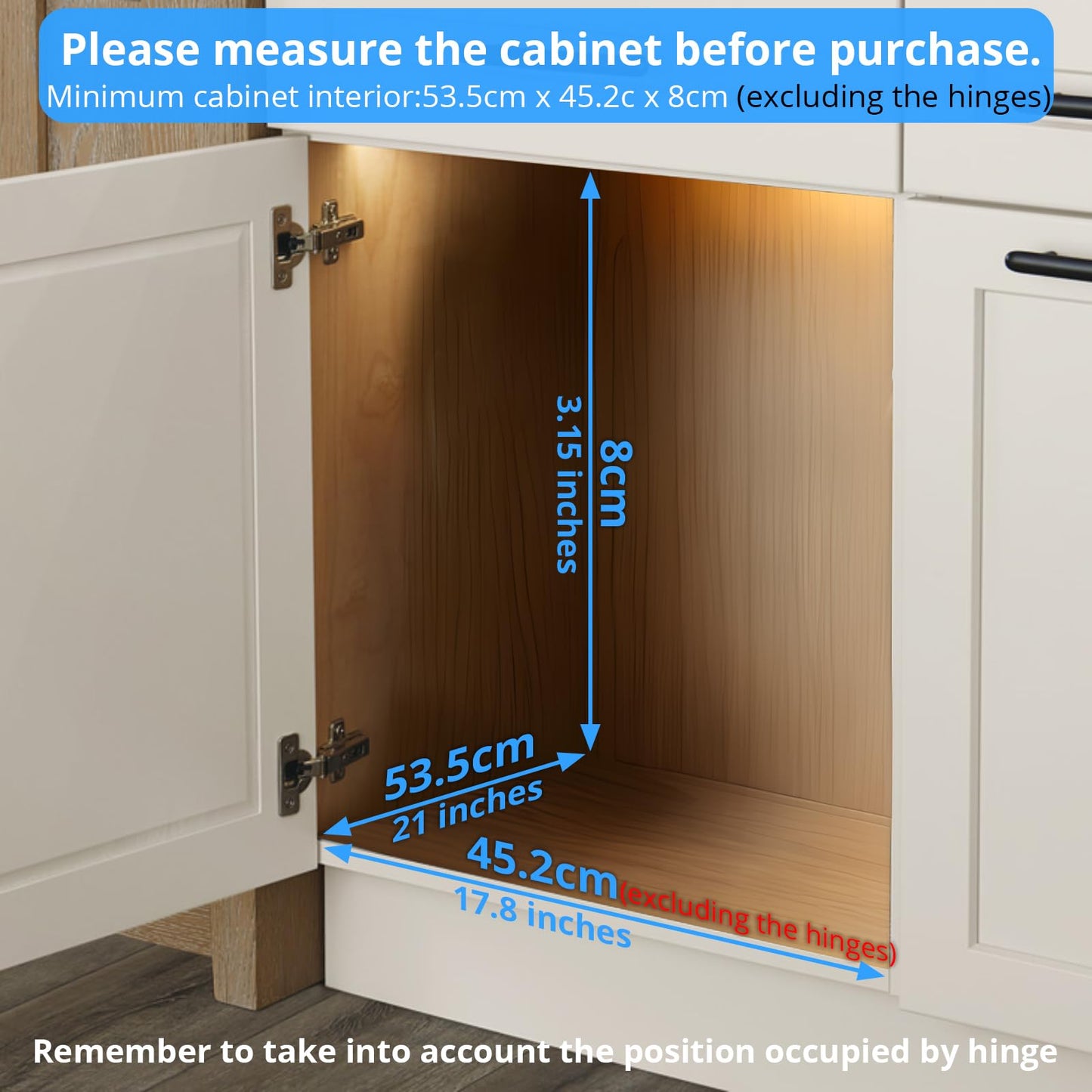 ZOINLIY Pull Out Cabinet Organizer, Versatile Slide Out Kitchen Organizers and Storage,Heavy Duty Drawer Cupboard Storage Basket, Smooth Sliding, Chrome Finish,17.8" W x 21" D