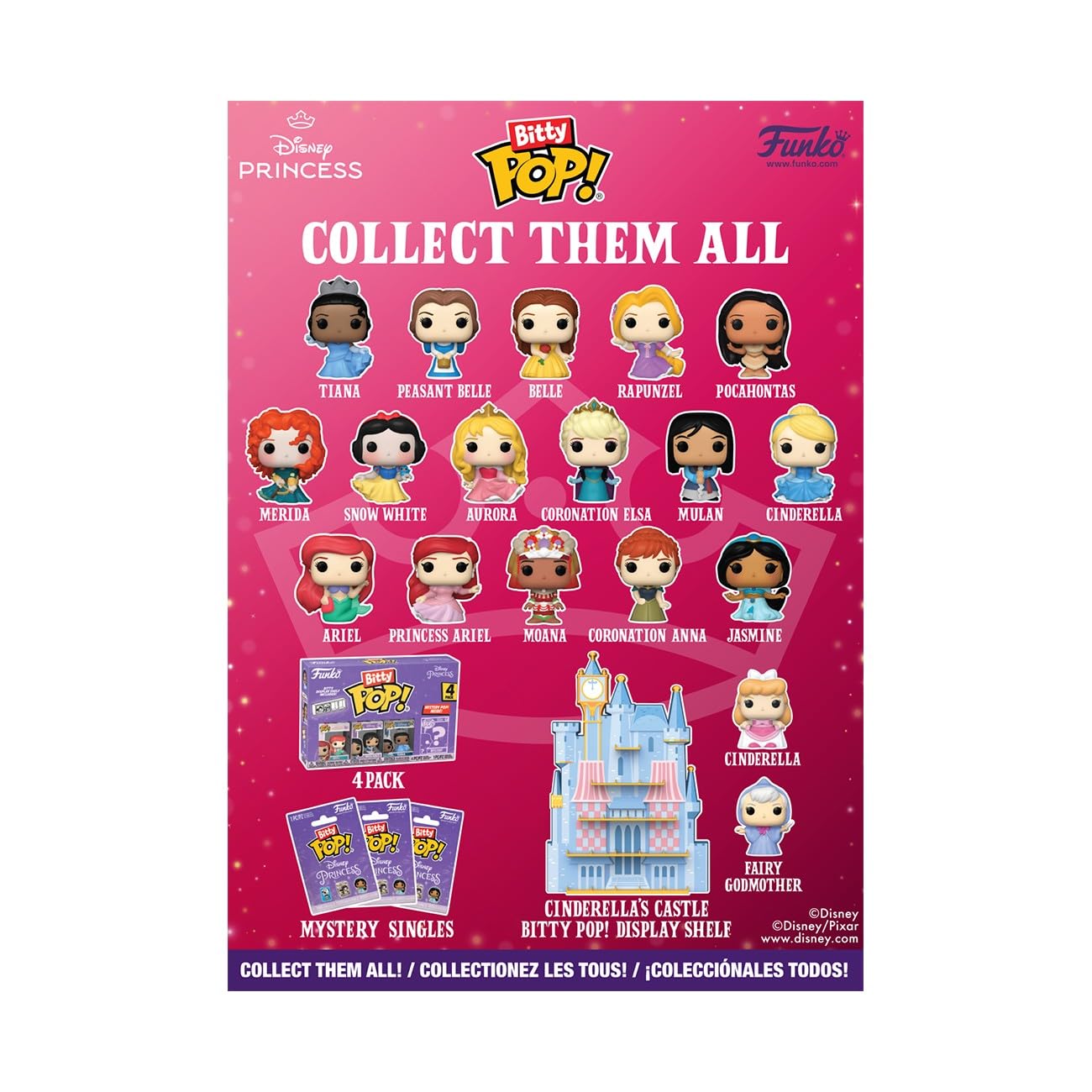 Funko Pop! Bitty Countdown Calendar: Disney Princess