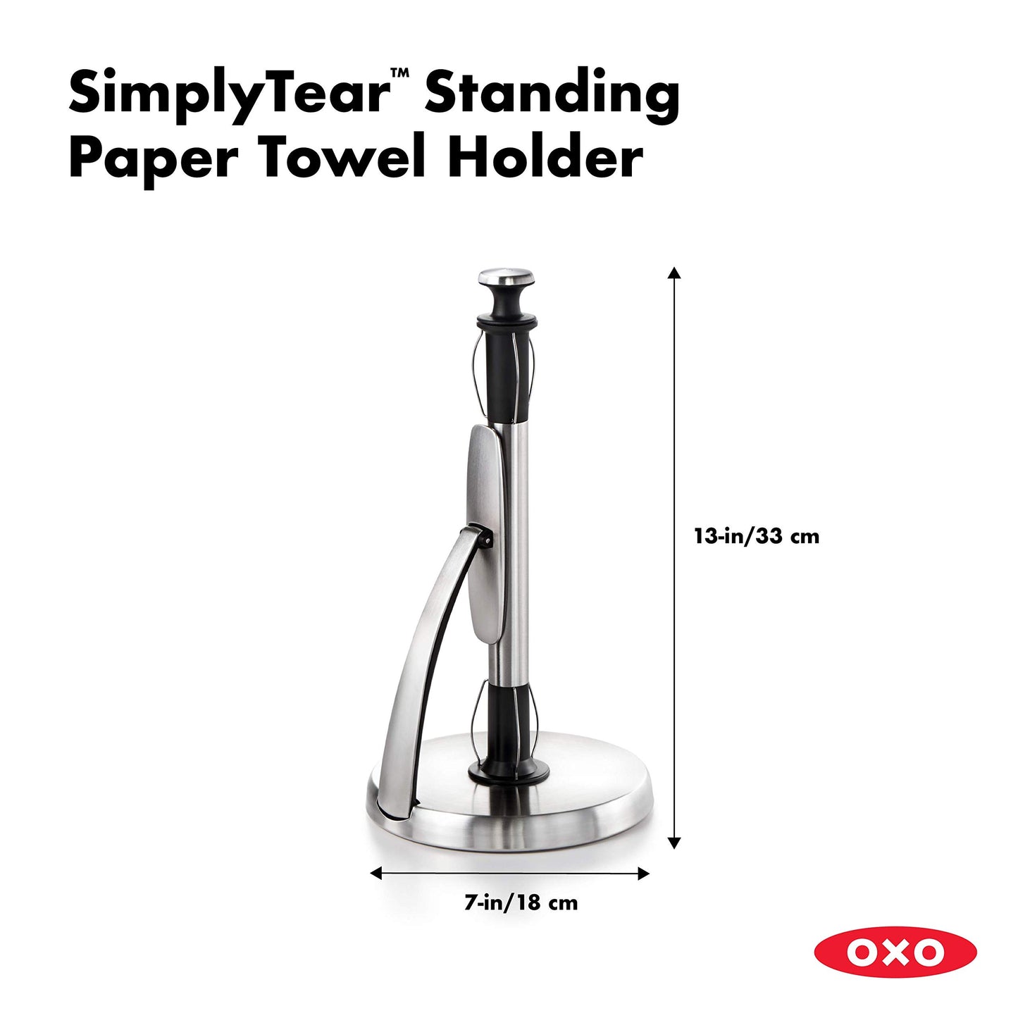 OXO Good Grips 1066736SS Paper Towel Holder (Silver)