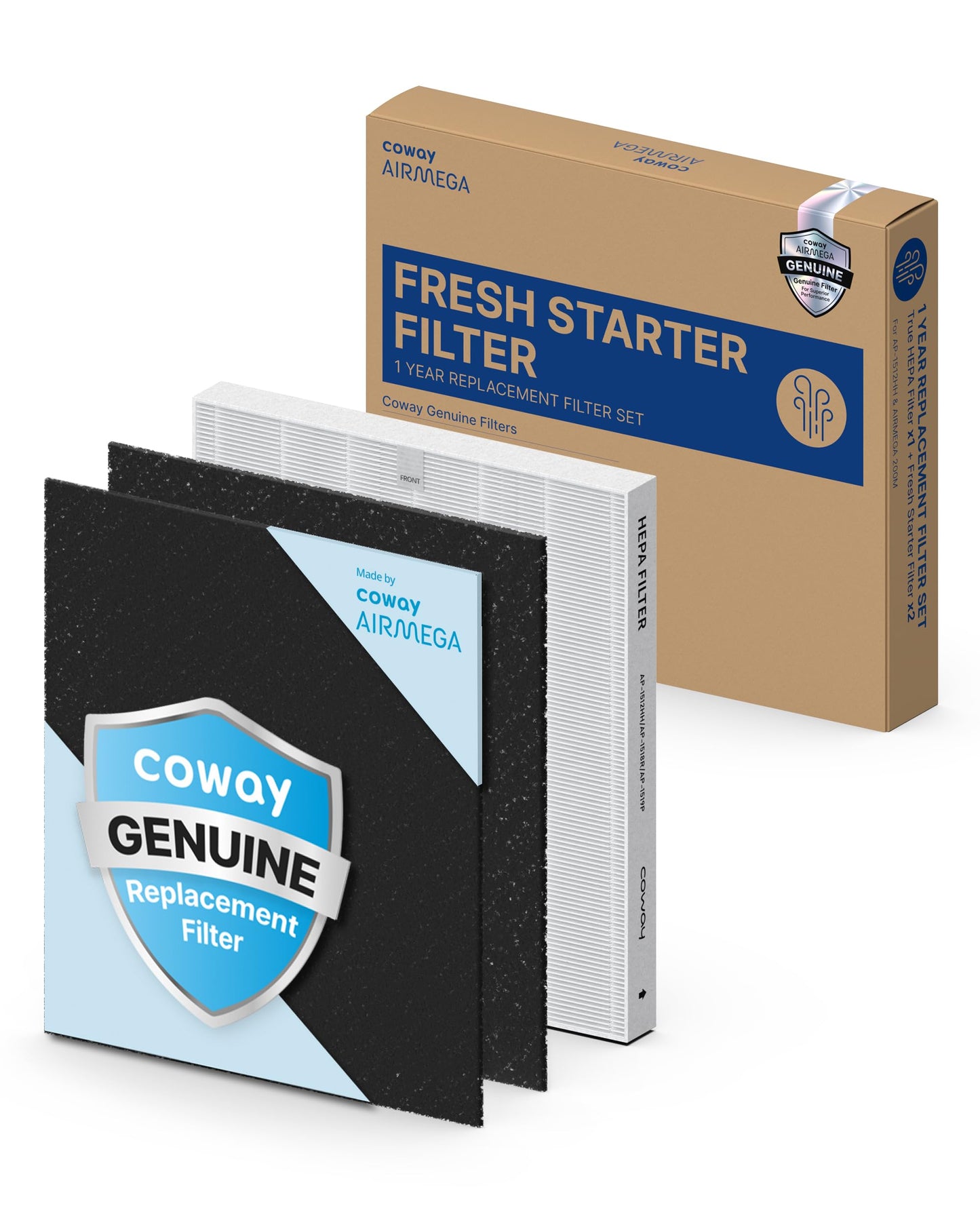 Coway AP-1512HH-FP AP-1512HH Replacement Filter , White 3 Count (Pack of 1)