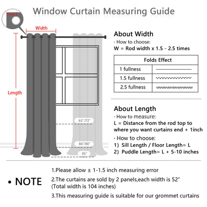 MYSKY HOME 100% Blackout Curtains for Nursery Thermal Insulated Blush Pink Pom Pom Curtain 72 Inch Length for Girls Bedroom 2 Panels Grommet White Sheer Drapes for Kitchen Dining Room Door, 52W x 72L