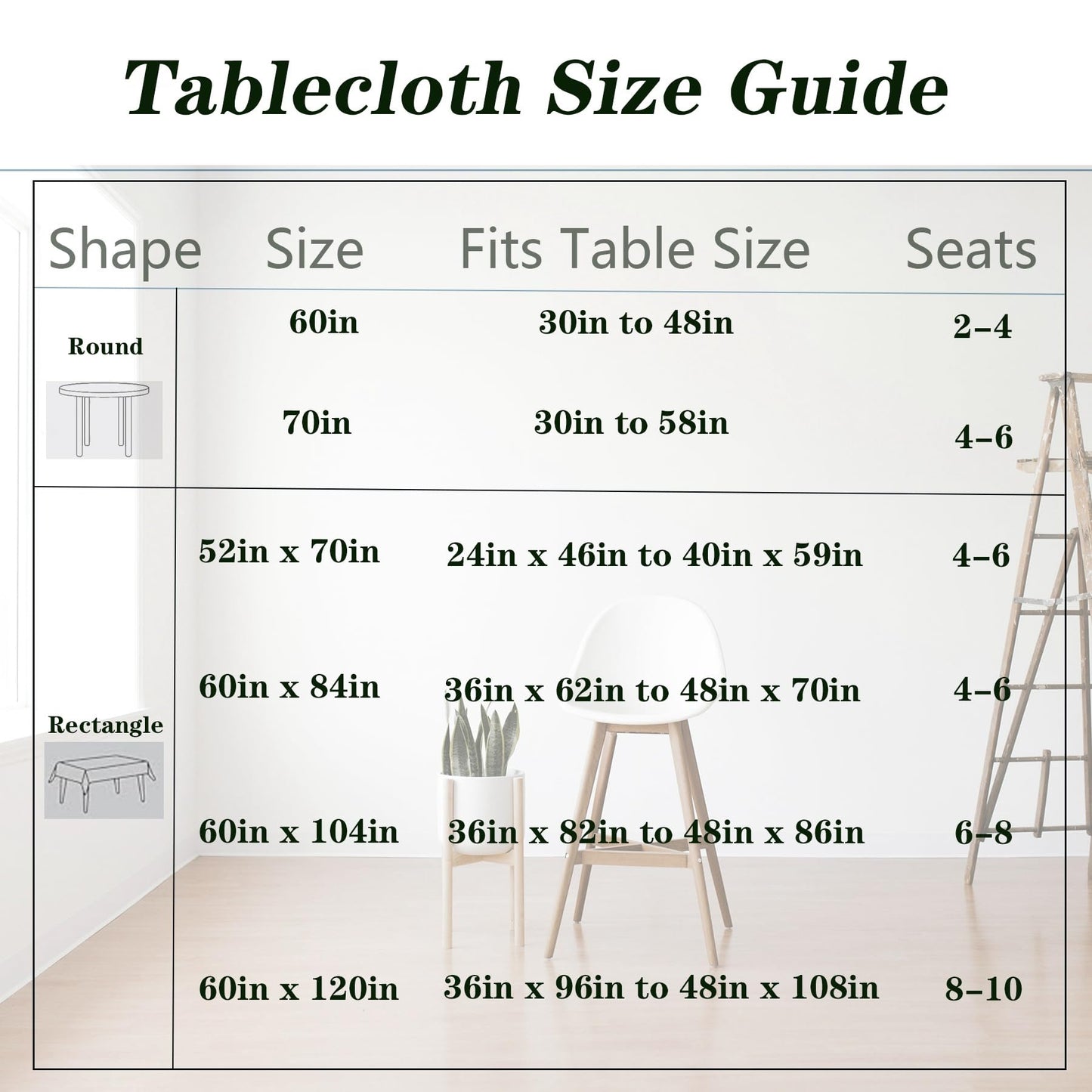 Jusmate Clear Vinyl Tablecloth Protector Transparent PVC Lace Border Plastic Waterproof Oil-Proof Rectangle Table Cover for Kitchen Home Dining Holiday Decoration (White, 60 x 104 Inch)