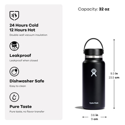 Hydro Flask Wide Mouth Bottle with Flex Cap 32 oz