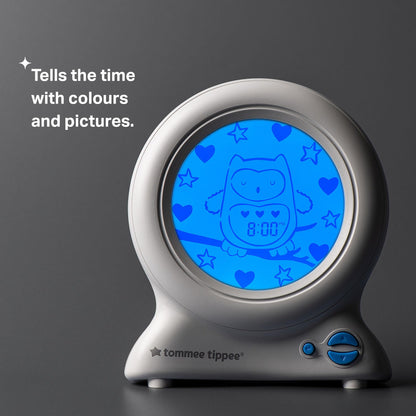 Tommee Tippee Groclock Sleep Trainer Clock |Alarm Clock and Nightlight for Young Children, USB-Powered