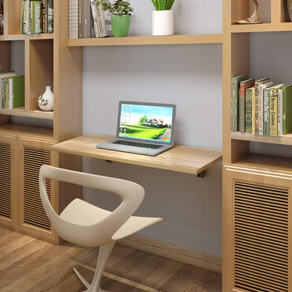 Need Wall Mounted Table - Heavy Duty Small Fold Down Desk Length 36" Width 20" Perfect Addition to Garage & Shed/Home Office/Laundry/Home Bar/Kitchen & Dining Room AC15BB(9050)
