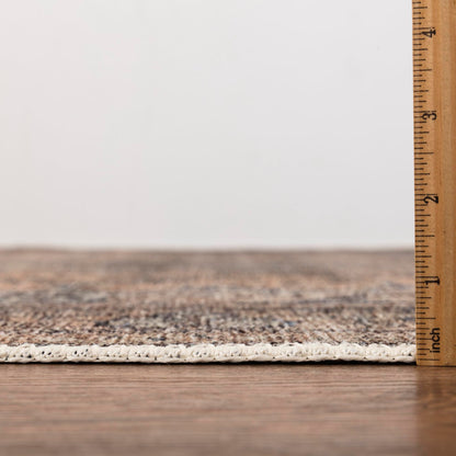 Keen Home Design 2x10 Rug - Machine Washable Runner Rug with Non-Slip Backing, Ideal for Hallway, Entryway, Kitchen, Laundry Room - Vintage, Easy Clean, Durable, Low Pile - (2'6" x 10')