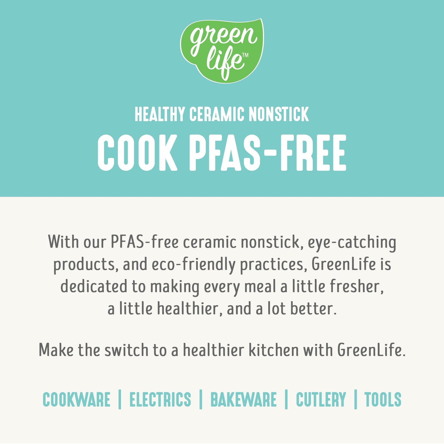 GreenLife 6QT Ceramic Slow Cooker, PFAS-Free, Programmable, Removable Healthy Nonstick Pot for Family Meals, Sear on Stovetop, Keep Warm, Digital Timer, Dishwasher Safe Crock, Turquoise