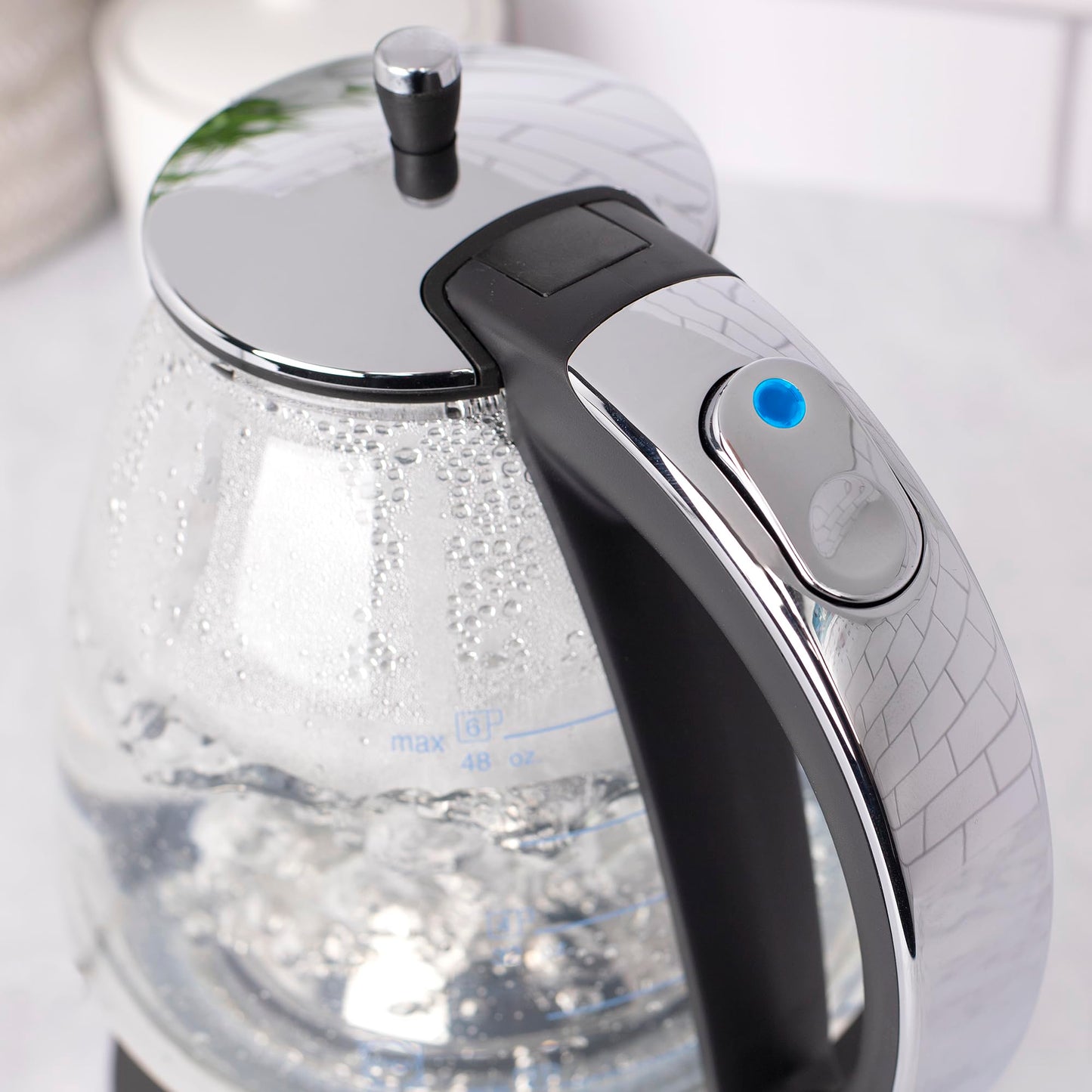 Capresso H2O Glass Rapid-Boil Kettle 240.03