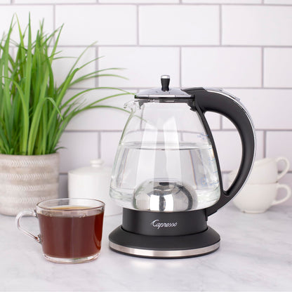 Capresso H2O Glass Rapid-Boil Kettle 240.03