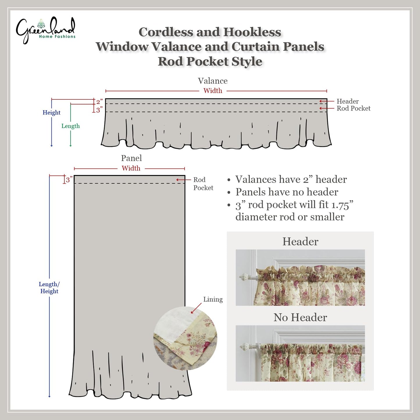 Greenland Home Astoria Semi-Sheer Curtain Panels, Set of 2, Lined, with Tiebacks, 95 L x 42 W (x2), White