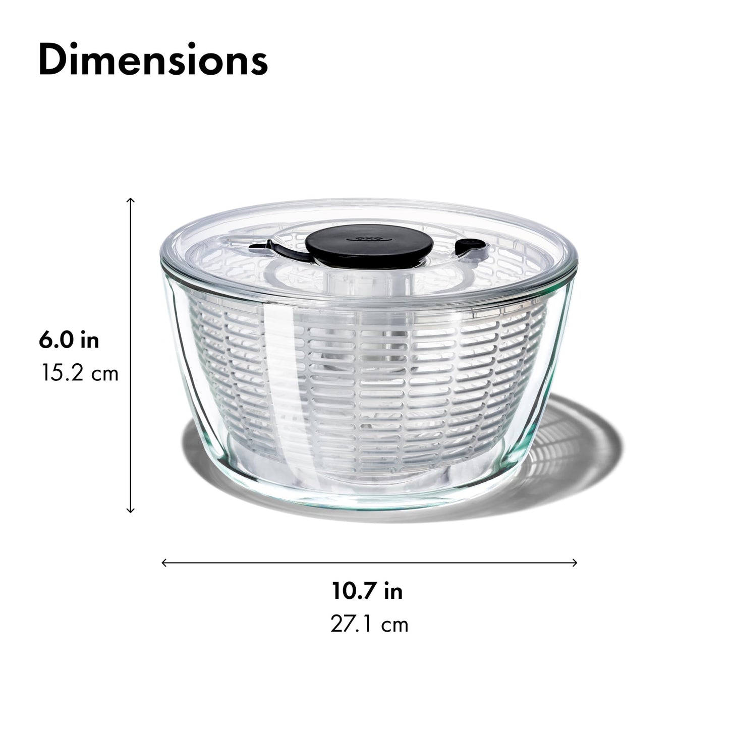 Oxo Good Grips Glass Salad Spinner Medium