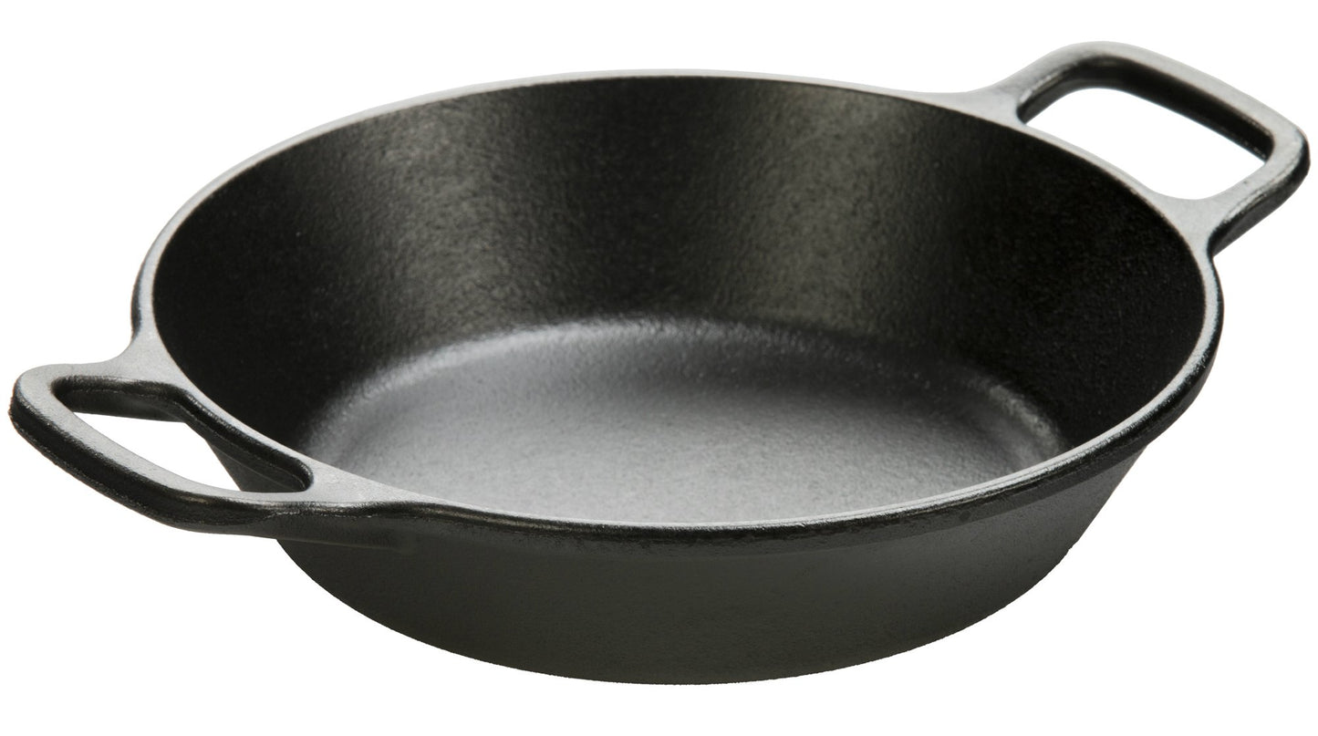 Lodge L5RPL3 Round Cast Iron Pan 8", Black