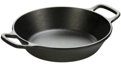 Lodge L5RPL3 Round Cast Iron Pan 8", Black