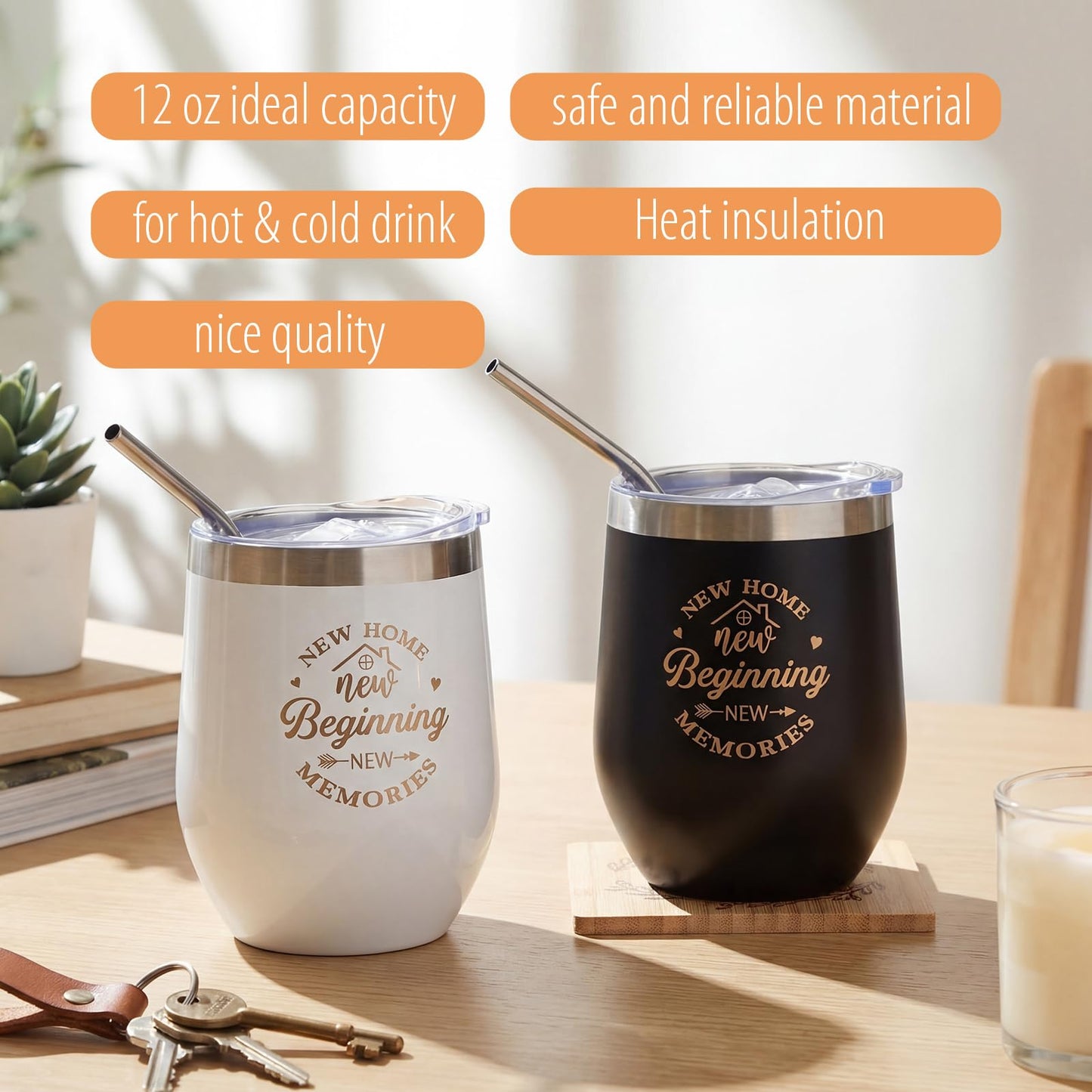 RimCereal Housewarming Gifts New House -19 Pcs Closing Gifts for Couple Friend Women Men Home Buyers, House Warming Basket Christmas for New Houses Apartment Kitchen Presents