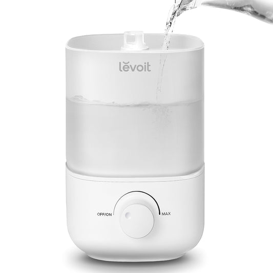 LEVOIT 2.5L Cool Mist Humidifier, Top-Fill, Quiet Ultrasonic, Auto Shut-Off, 360° Nozzle, BPA-Free
