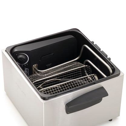Presto 05466 Stainless Steel Dual Basket Pro Fry Immersion Element Deep Fryer