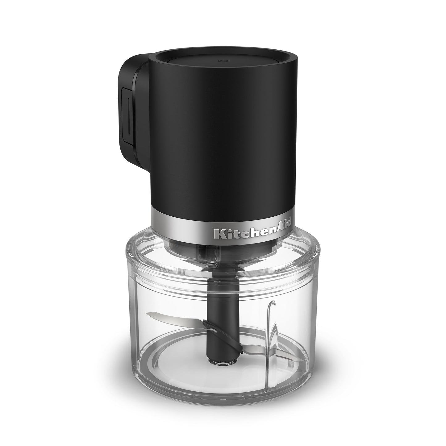 KitchenAid Go Cordless Top Down Chopper - battery included, KTCR351, Black Matte