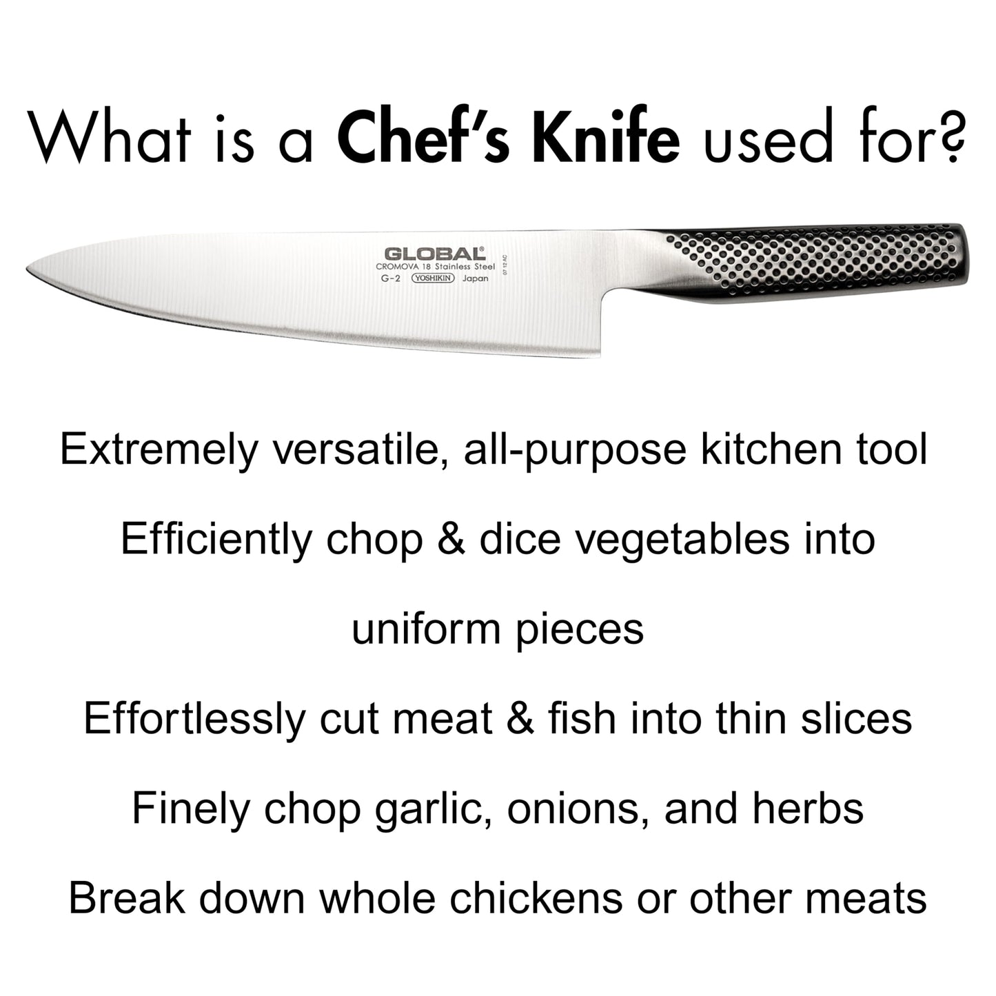 Global Knives Cooks Knife 20 Cm