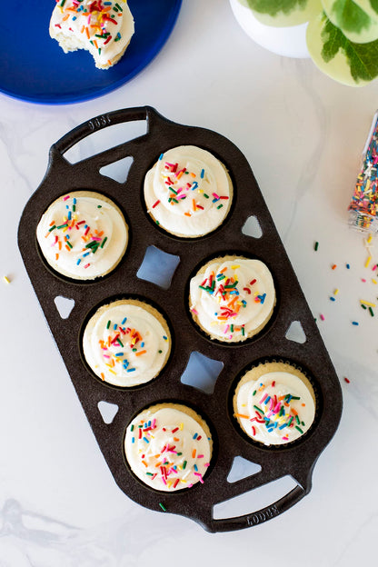 Lodge Cast Iron 2 Piece Muffin Pan Set