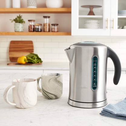 Breville BKE700BSS Soft Top Pure Hot Water Kettle, 7 Cup, Brushed Stainless Steel