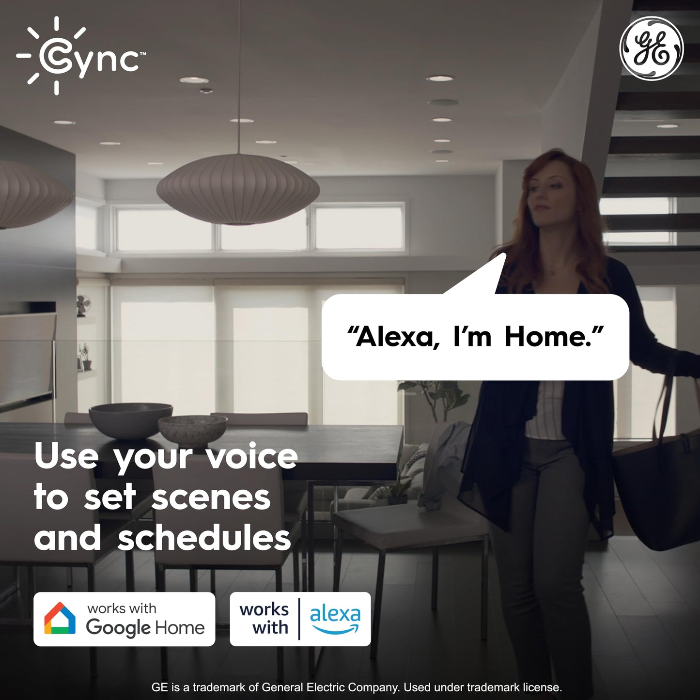 GE Cync Reveal HD+ Smart Undercabinet Puck Light Fixtures, Color Changing Undercab Puck Lights, Smart Wi-Fi Kitchen Lights, Works with Alexa and Google Home, 3-in (3 Pack)
