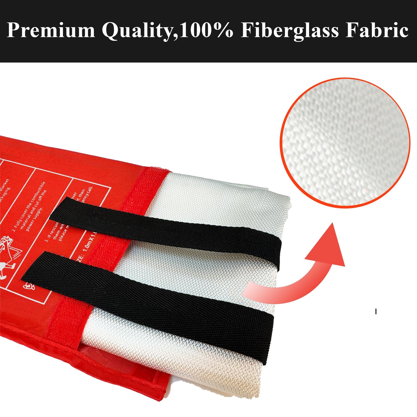 Crystal Lemon Fire Blanket 8-Pack, Home and Kitchen Fire Safety Blankets, Heavy-Duty, Large Fire Retardant Covers Made of Durable Glass Fiber, CL-Fire-01