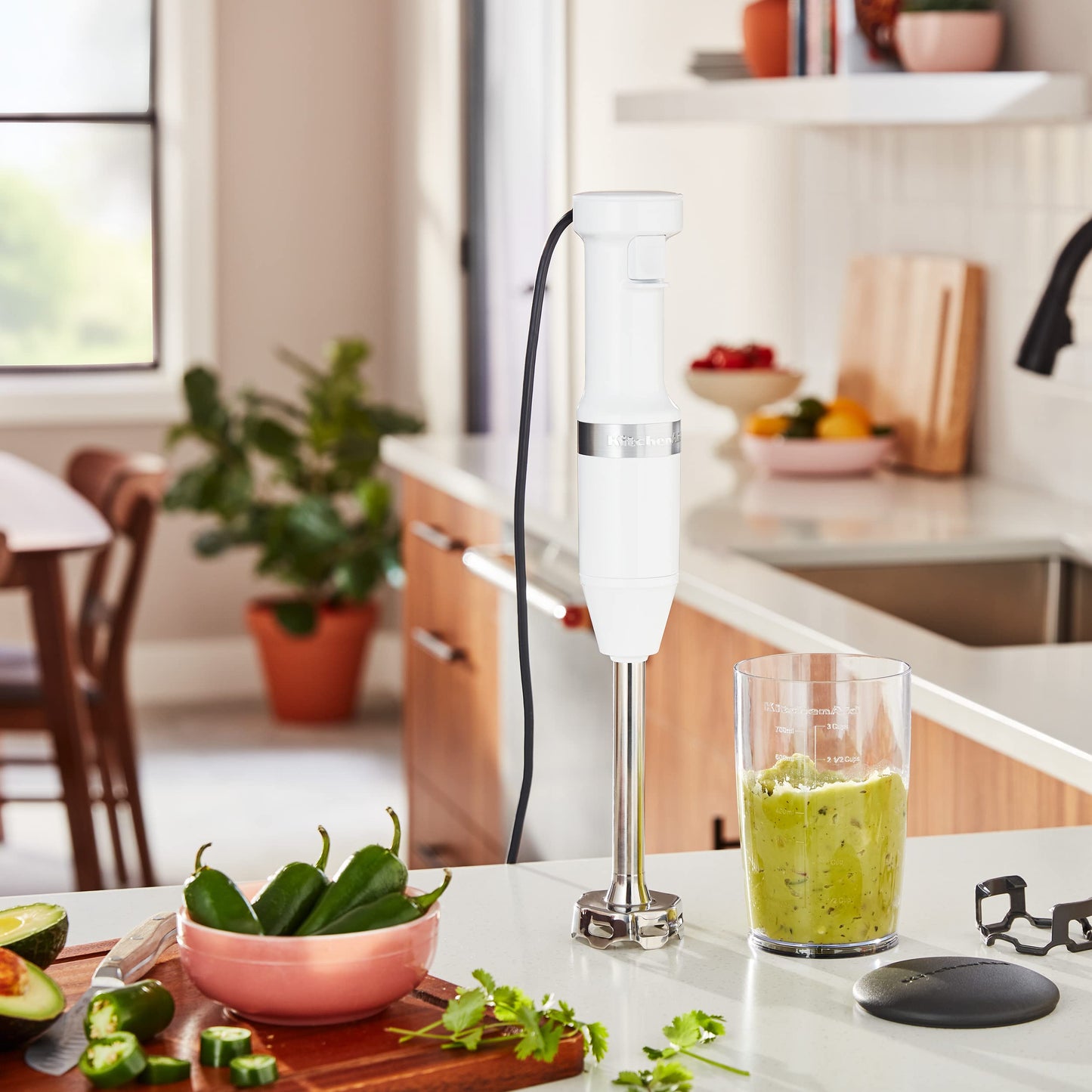 KitchenAid Variable Speed Corded Hand Blender KHBV53, White