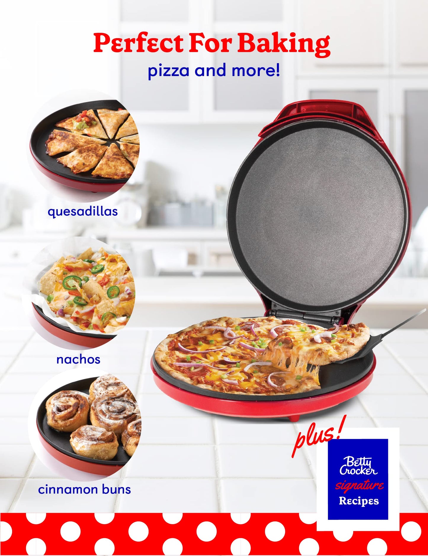 BETTY CROCKER WACBC2958CR, Pizza Maker
