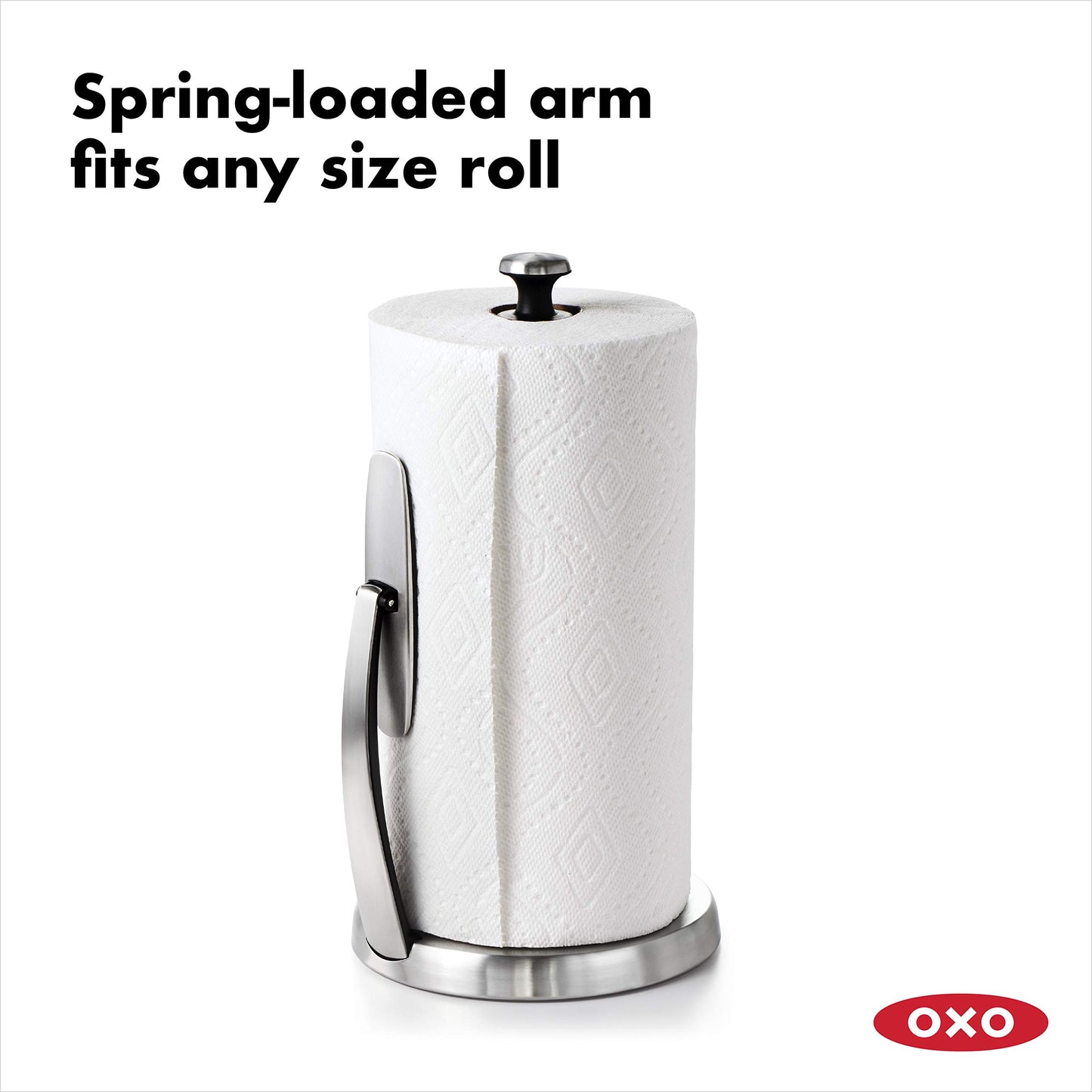 OXO Good Grips 1066736SS Paper Towel Holder (Silver)