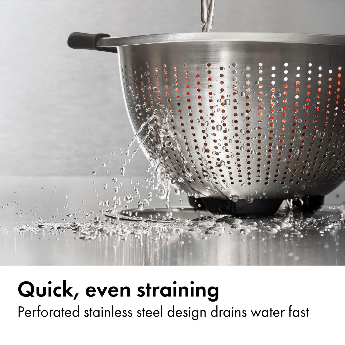 OXO Good Grips Stainless Steel 5 qt./ 4.7 L Colander