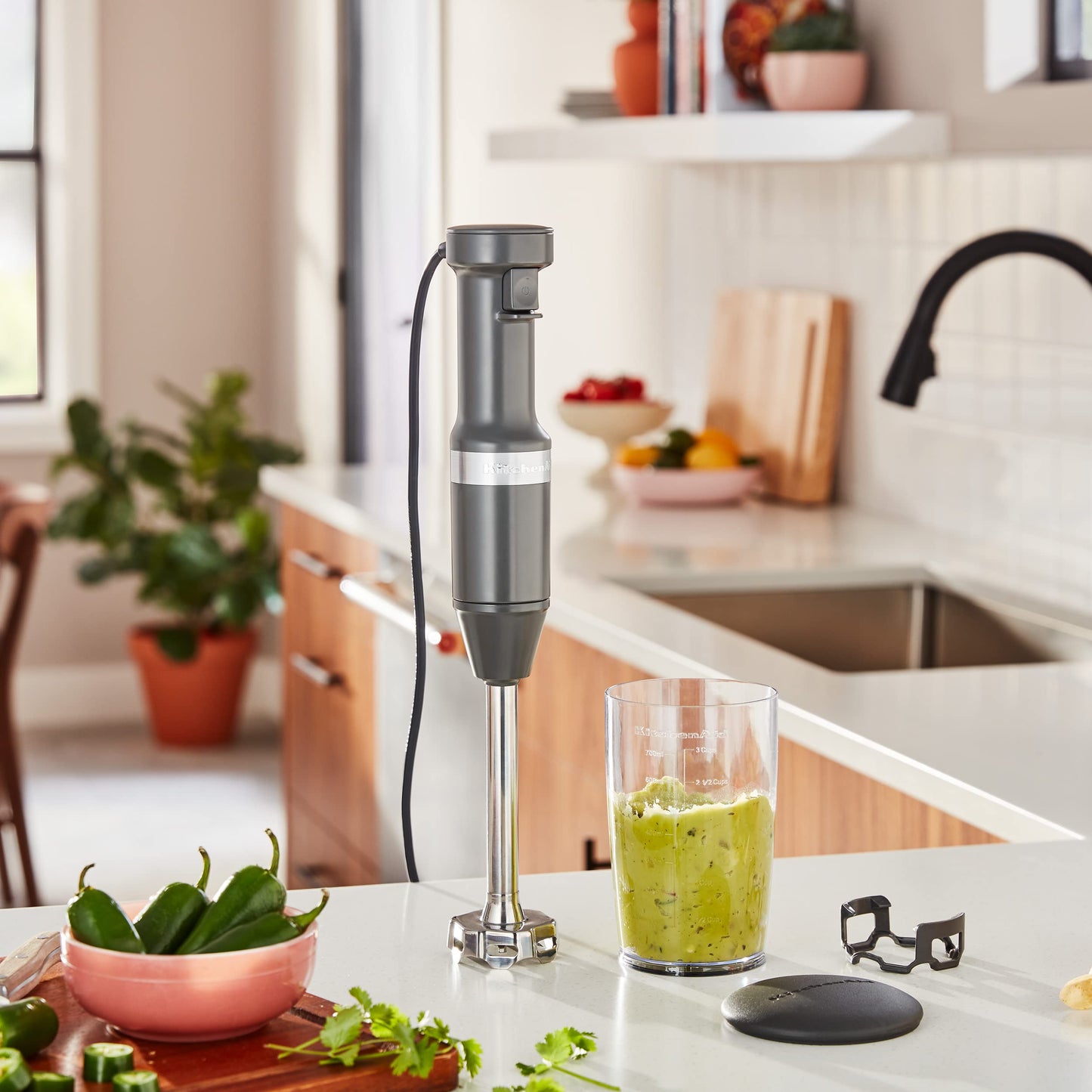 KitchenAid Variable Speed Corded Hand Blender KHBV53, Charcoal Grey