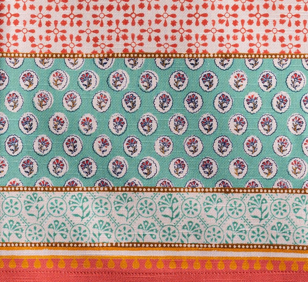 Maison d' Hermine Table Cloth Square Table 100% Cotton 54 x 54 Inches Tablecloth Reusable Decorative for Dining Kitchen Room Farmhouse Home Gifts for Mothers Day Spring Summer - Provence