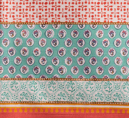 Maison d' Hermine Table Cloth Square Table 100% Cotton 54 x 54 Inches Tablecloth Reusable Decorative for Dining Kitchen Room Farmhouse Home Gifts for Mothers Day Spring Summer - Provence