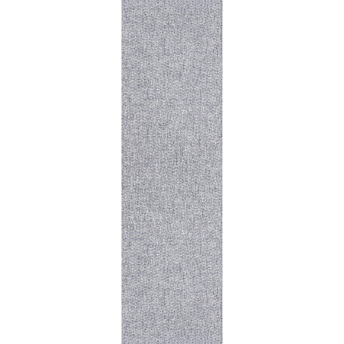 Luul Home Easy Jute Rugs 2x7 Gray Color Living Room Indoor Outdoor Runner Rug for Farmhouse Patio and Kitchen Rug High Traffic Washable Easy to Clean Solid Boho Woven Design Outside Carpet (2 x 7)