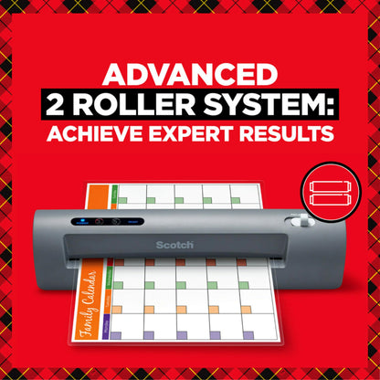 Scotch Thermal Laminator TL901X, 2-Roller System for Professional Finish, Photo Safe, Home/Office/School