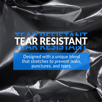 Reli. 16-25 Gallon Trash Bags | 500 Bags | Black | Home, Kitchen | Strong | Garbage