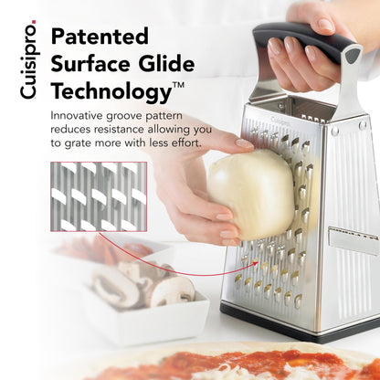 Cuisipro 4-Sided Box Grater with Bonus Ginger Grater