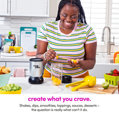 Magic Bullet Blender, Mixer & Mini-Food Processor In-One (17-Piece Set)