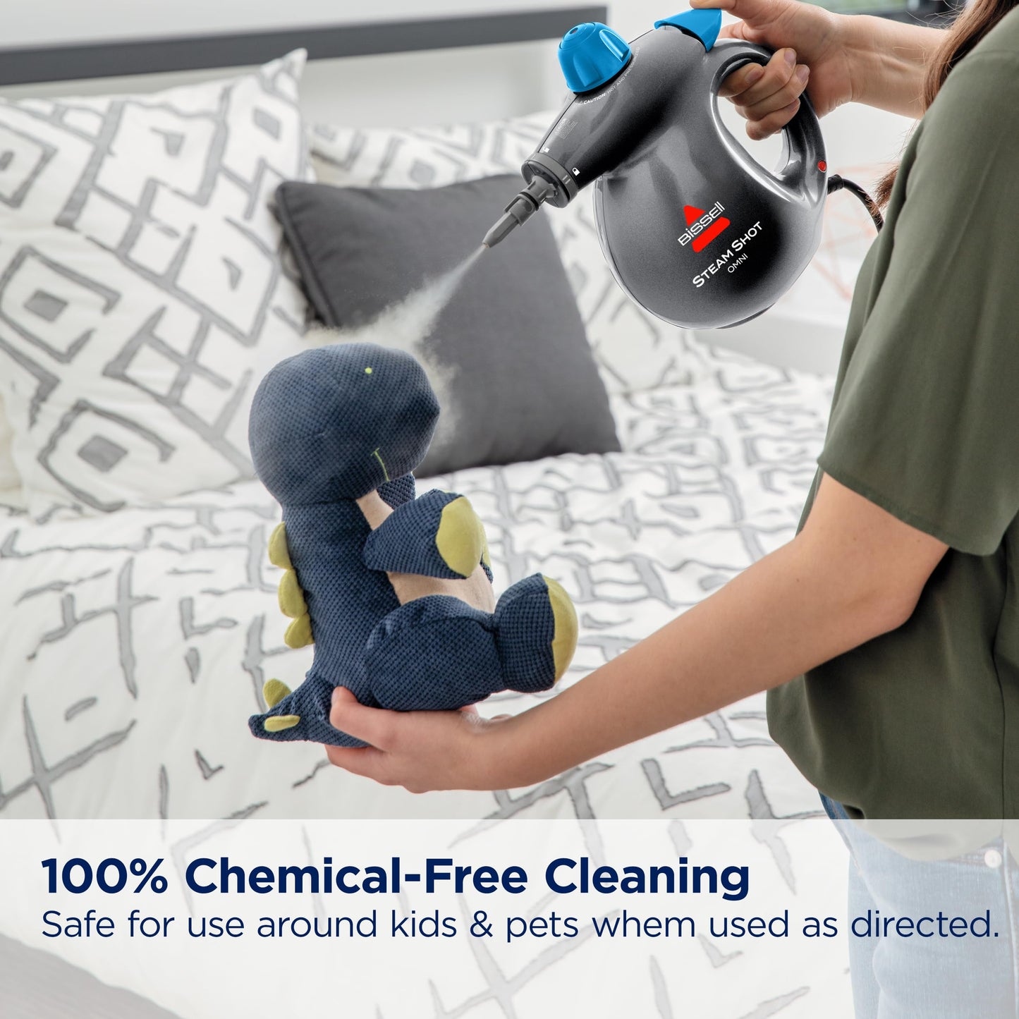 BISSELL Steam Shot Omni Handheld Hard Surface Steam Cleaner Titanium - 4171B, New 2024 Model