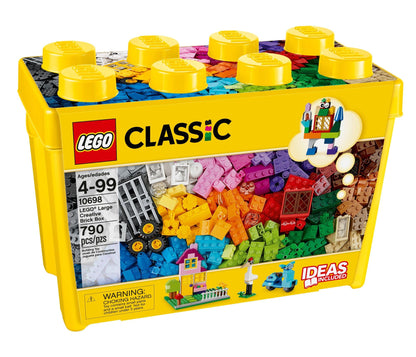 LEGO Classic Large Creative Brick Box 10698, Interactive Building Set with Toy Storage, Kids Boys & Girls