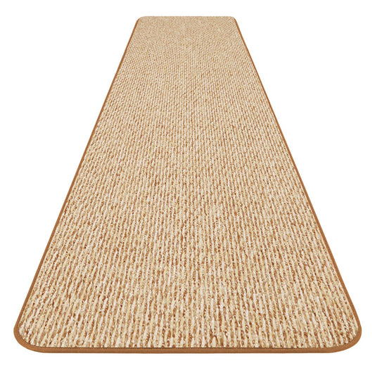 House, Home and More Skid-Resistant Carpet Runner - Praline Brown - 6 Feet X 27 Inches